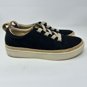 Spenco Orthotic Slip On | Lace Up Look | Canvas Sneakers